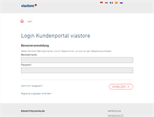 Tablet Screenshot of my.viastore.com